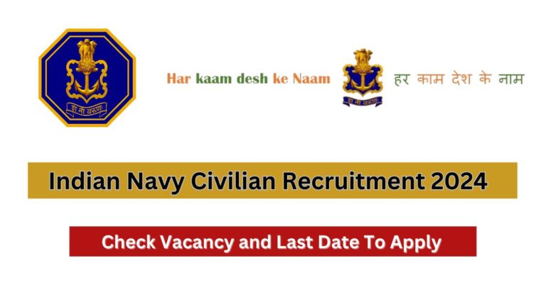 Indian Navy Civilian Recruitment 2024