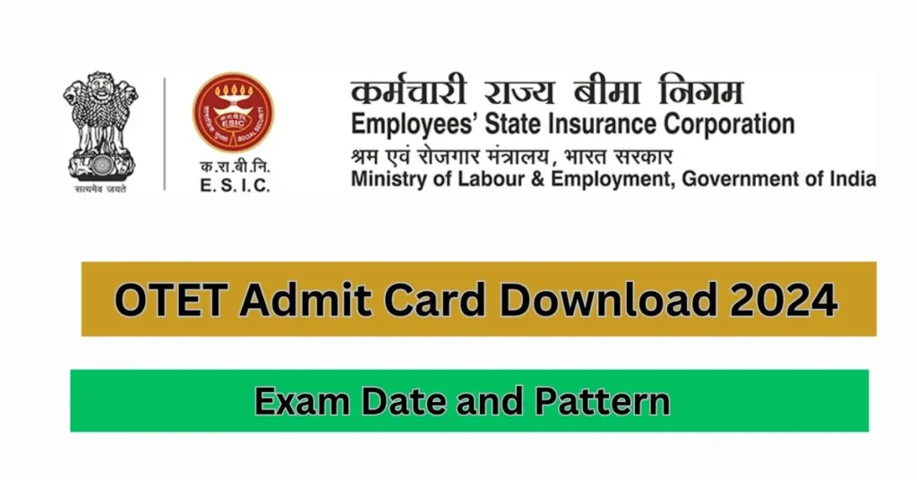 OTET Admit Card 2024