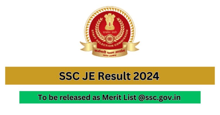 SSC JE Result 2024