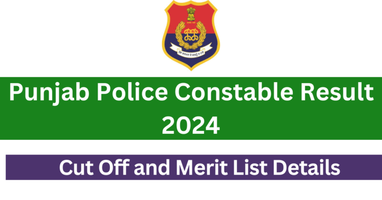 Punjab Police Constable Result 2024